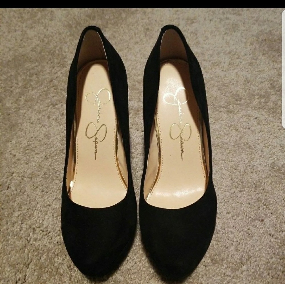 Jessica Simpson Black Heels